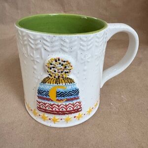 Anthropologie Bundled Up Monogram “C” Ceramic Coffee/Tea Mug. 20oz